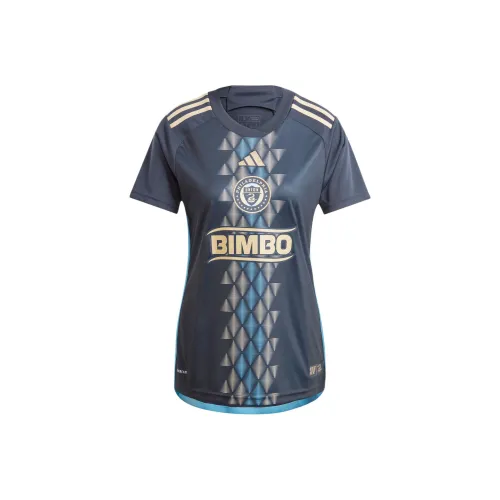 Adidas Philadelphia Union 24 25 Дом Джерси Футбол Джерси Фанатская версия Philadelphia Union Дом Женские