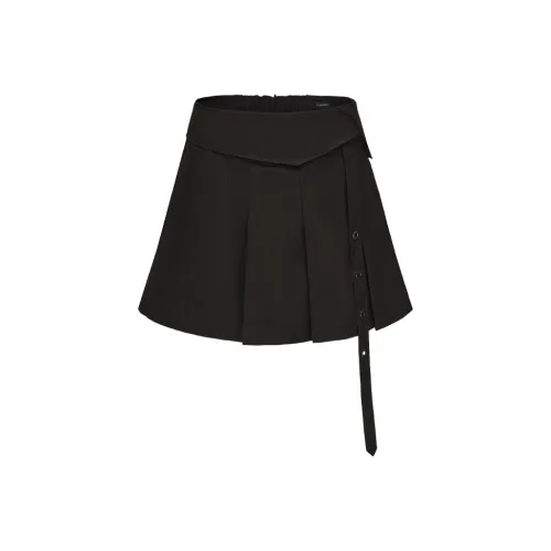 GIMING Повседневные короткие юбки Женские Черный