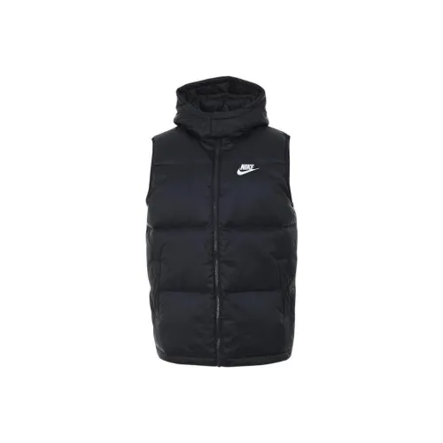 NIKE Черный школьный возраст пуховый жилет