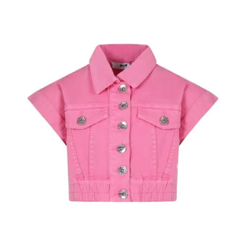 MSGM Розовый Kids Куртки