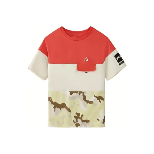 FILA KIDS T-рубашка Bird's Nest Red Teenagers