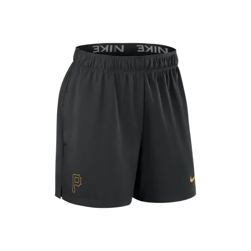 nike Pittsburgh Pirates Аутентичная коллекция Practice спортивные шорты женские черные