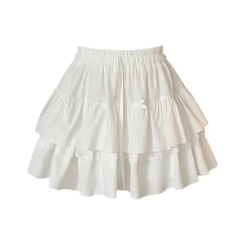 HTHK Повседневные короткие юбки Женские Белые