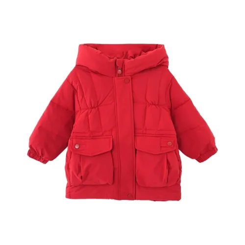 Mami Macca Пуховик Красный для детей 3-7 лет