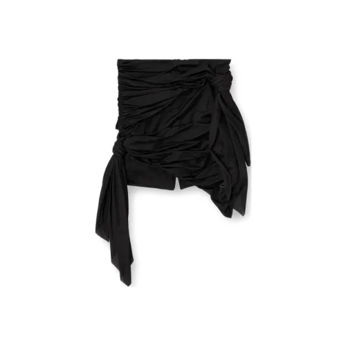 DIESEL Черные Женские Повседневные Короткие Юбки