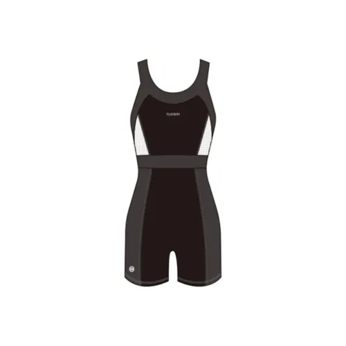 TOSWIM Ван-Пис Купальник Женский Черный Серый