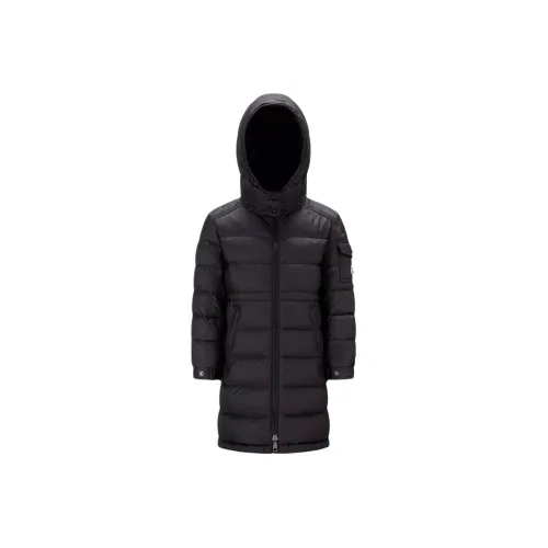 Moncler Детский топ Детская одежда Meillon Пуховик Черный Детский