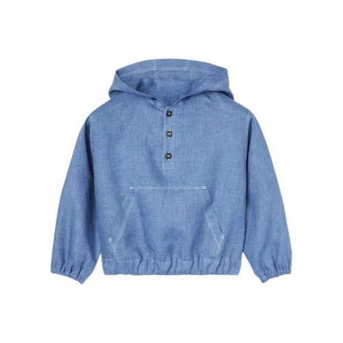 Loro Piana Синий Kids Свитшоты