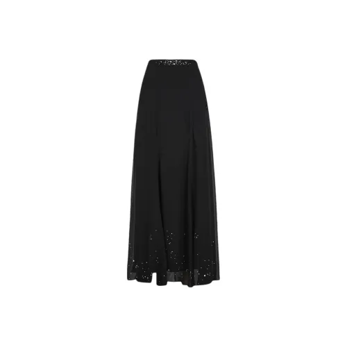 Sonia Rykiel Черные Женские Повседневные Длинные Юбки