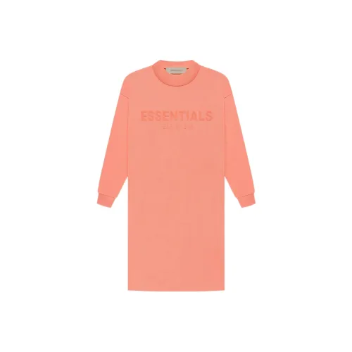 Fear Of God Essentials Детское платье Весна-Осень Малыш Кораллово-Красный