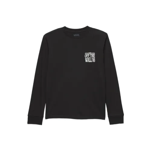 Vans Demo Derby Длинный рукав Т-рубашка Т-рубашка Детская Черная