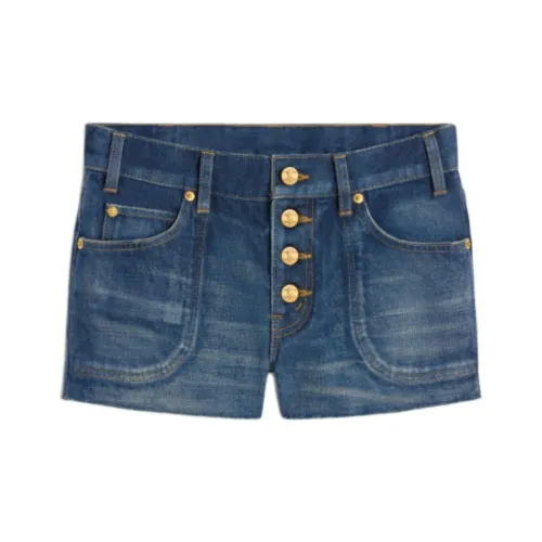 CELINE Джинсовые шорты Женские Blue