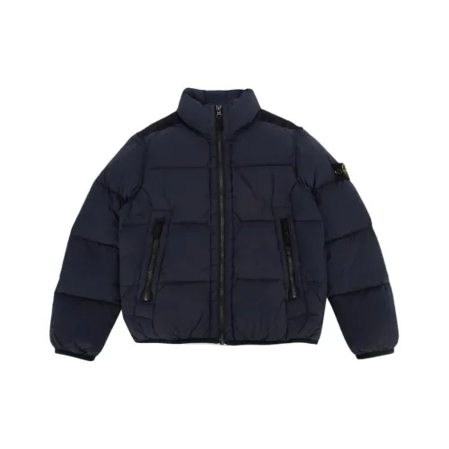 STONE ISLAND Морской синий Kids Утеплённые куртки