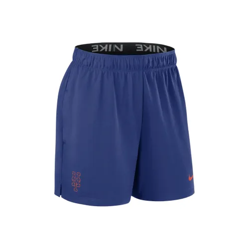 nike New York Mets Аутентичная коллекция Practice спортивные шорты женские синие