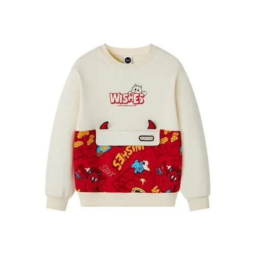 361°KIDS Толстовка Белый Снег Бежевый Дети Возраст 3-7 лет