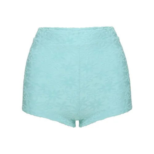 PRINCESS POLLY EZRAH Ткани в рубчик Шорты Плавательные Женские Синие Синие