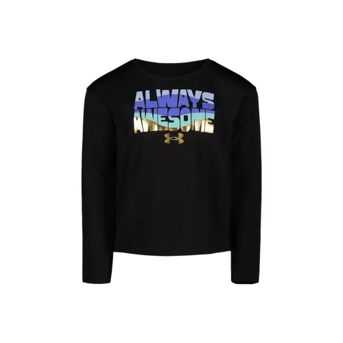 Under Armour Детская одежда Always Awesome Long Sleeve T-рубашка Детский Черный