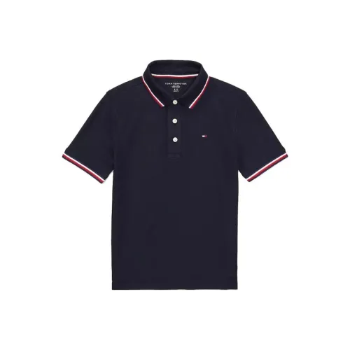 Tommy Hilfiger Рубашка Tipped POLO Поло Пустыня Sk Синий Детский