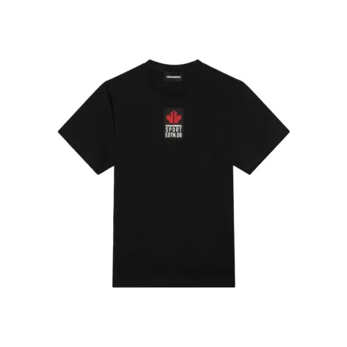 DSQUARED 2 T-рубашка Junior Sport Edtn.08 Relax T-рубашка Черный Детский