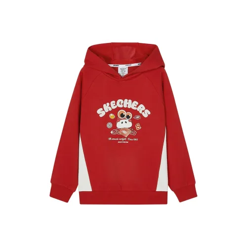 Skechers Свитшот Racing Красный Подростки
