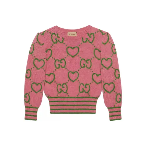 GUCCI Розовый Kids Свитеры