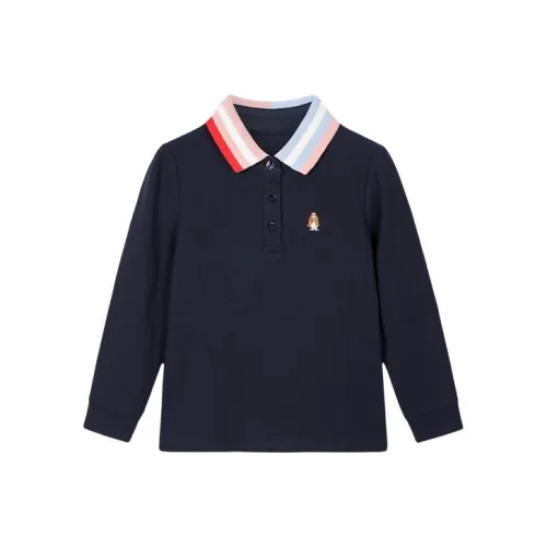 Hush Puppies Поло Темно-синий Детский