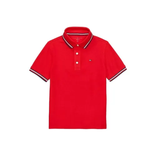 Tommy Hilfiger Tommy Wicking Поло Красный Детский