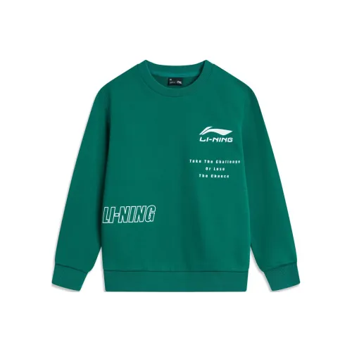 LINING YOUNG Толстовка Sports Life Collection Gentleman Зеленый Детский