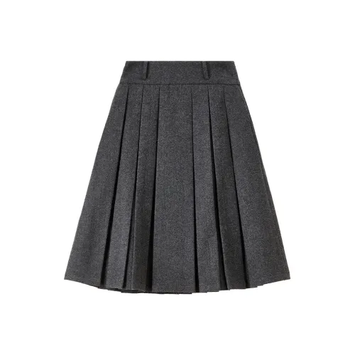 SENTUBILA Повседневные короткие юбки женские цвет песочно-серый