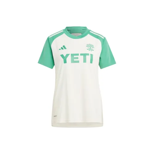 Adidas Austin FC 24 25 Away Jersey Футбол Джерси Фанатская версия Остин Away Женский Айвори