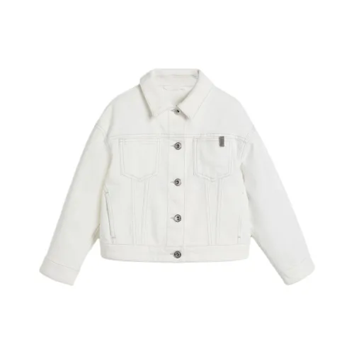 Brunello Cucinelli Белый Kids Куртки