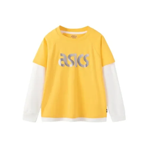 Asics T-Shirt Vintage Yellow Teenagers