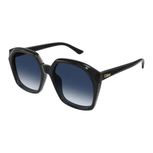 Chloe Металл Квадратные Солнцезащитные очки Унисекс Черный