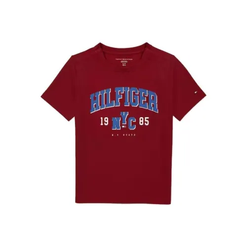 Tommy Hilfiger VARSITY T Рубашка Топы T Рубашка Детский Красный