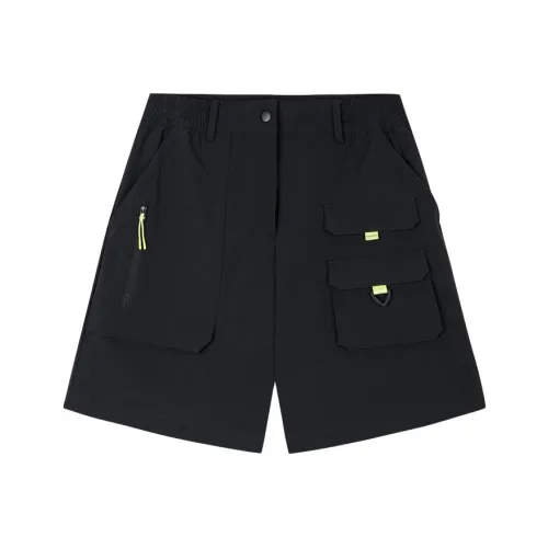 ANTA Карго Шорты Женские Основные Черные