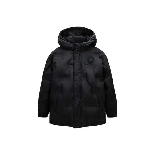 Конверс Down Jacket Глубокий Черный Подростки