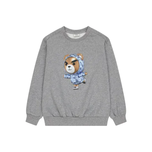 MLB Base Logo Свитшот Los Angeles Dodgers FW24 Серый Детский