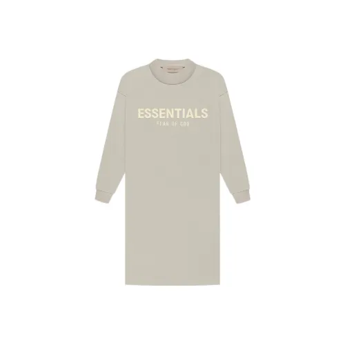 Fear of God Essentials Дымчато-серый Kids Платья