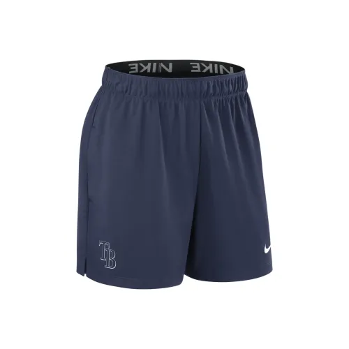 nike Tampa Bay Rays Аутентичная коллекция Practice спортивные шорты женские морского синего цвета
