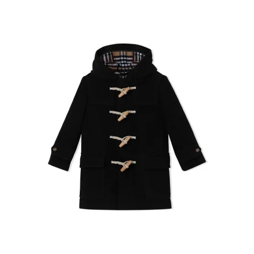 Burberry Однотонный MID Длина Нейлон Пальто Весна-осень Зимний Детский Черный