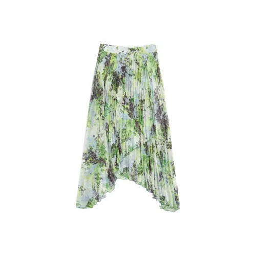 Bimba Y Lola SS24 Повседневная длинная юбка женская зеленая