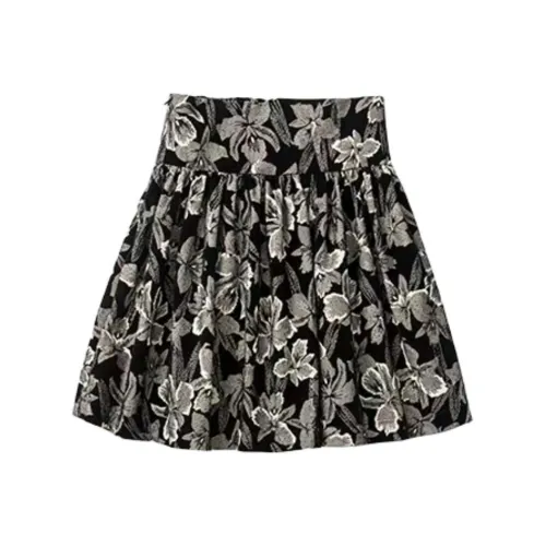DEAR DEER PUFF Многоцветные Женские Повседневные Короткие Юбки