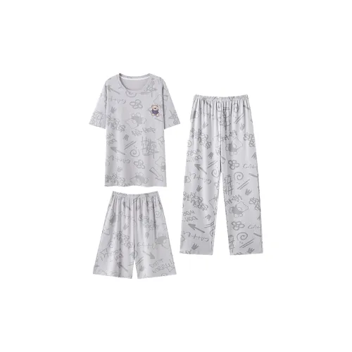 Floating Light Islands Пижама Комплект Мужской Светло-Серый