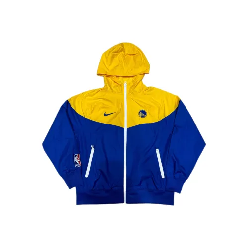 Nike x NBA Куртки и Пальто Golden State Warriors Синий Подростки