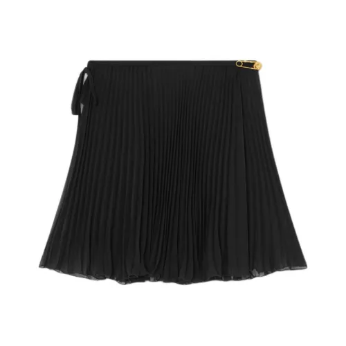 VERSACE Safety Pin FW24 Повседневные короткие юбки Женские Черный