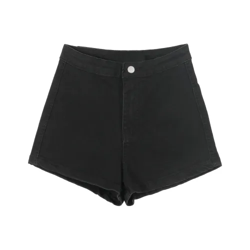 IQC Черные Женские Джинсовые Шорты