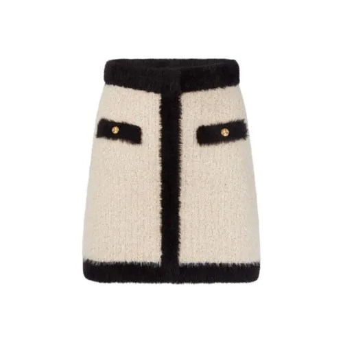 Nina Ricci Повседневные короткие юбки Женские Бежевый