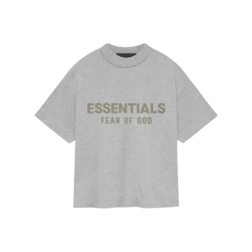 Fear Of God Essentials T-рубашка SS24 Drop2 KIDS Crewneck T-рубашка Светлый Меланжевый GREY Детский