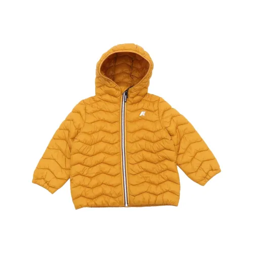 K WAY Хлопковый пуховик Желтый для малышей и детей дошкольного возраста