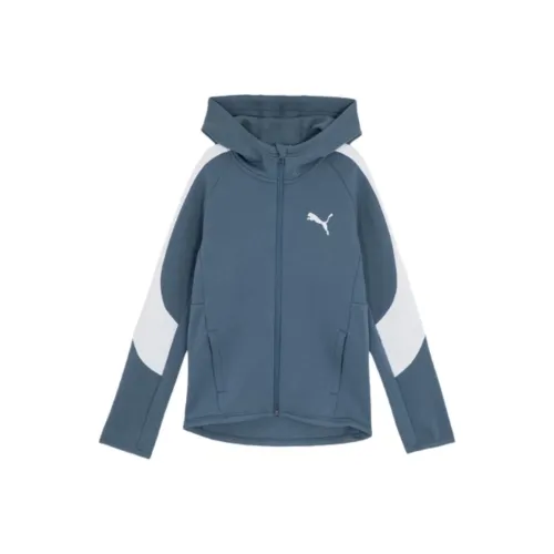 PUMA Куртки и Пальто Синие для Малышей и Детей дошкольного возраста